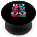 PopGrip Twinning Teddy Bear Impugnatura Cellulare Magnetico
