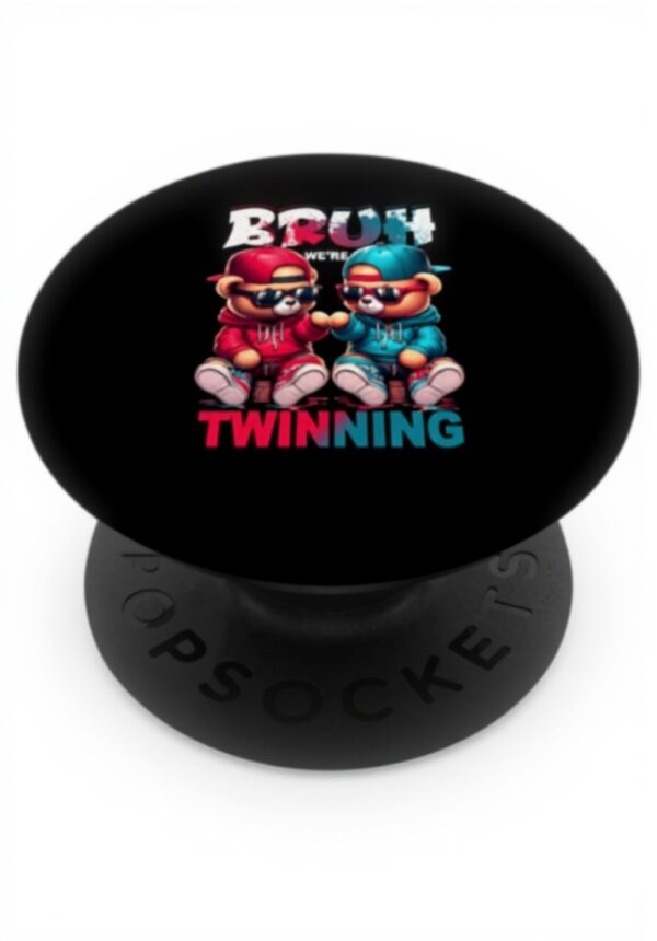 PopGrip Twinning Teddy Bear Impugnatura Cellulare Magnetico
