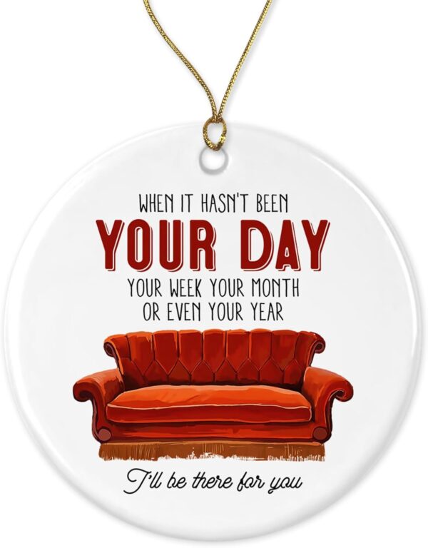 Ciondolo Natale Ceramica Amicizia Decorazione Interno-0