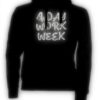 Felpa con cappuccio Vendax 4 giorni lavoro unisex nero