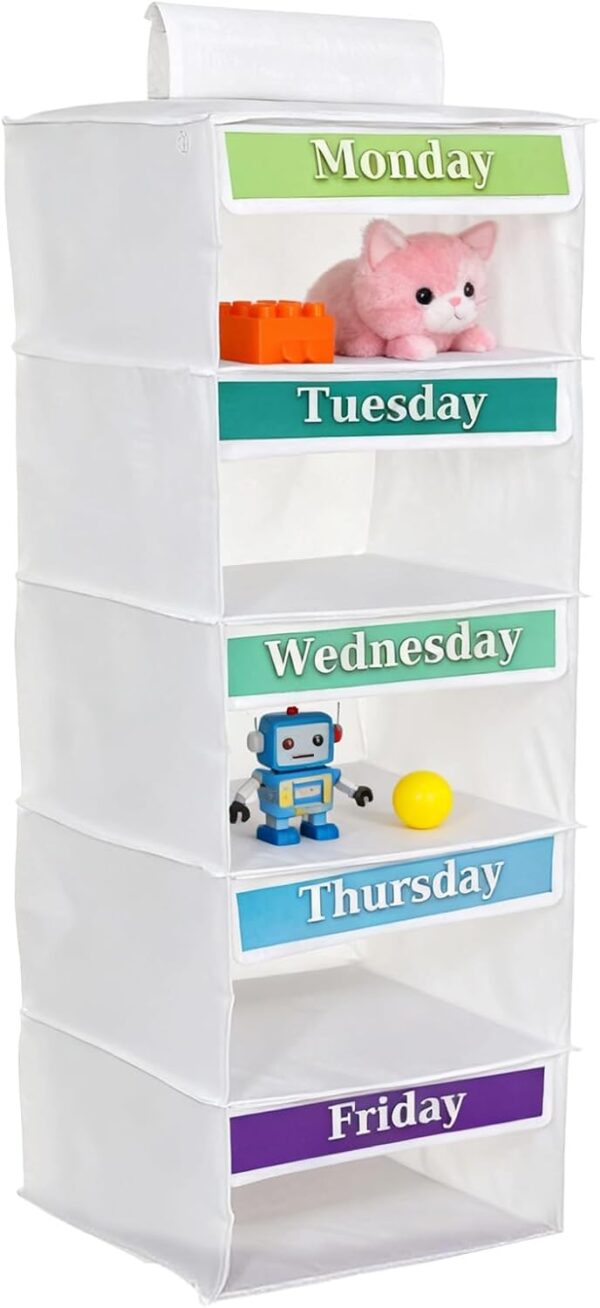 Organizzatore vestiti Youding 5 scaffali bambini design-1