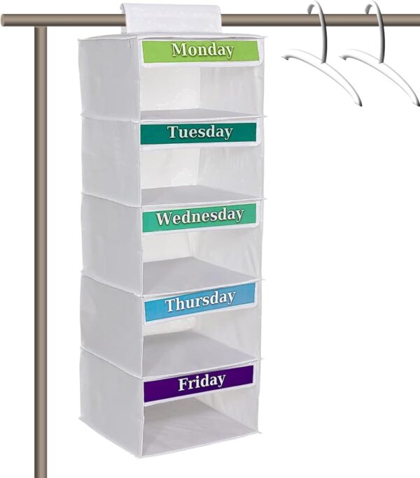 Organizzatore vestiti Youding 5 scaffali bambini design-3