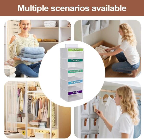 Organizzatore vestiti Youding 5 scaffali bambini design-5