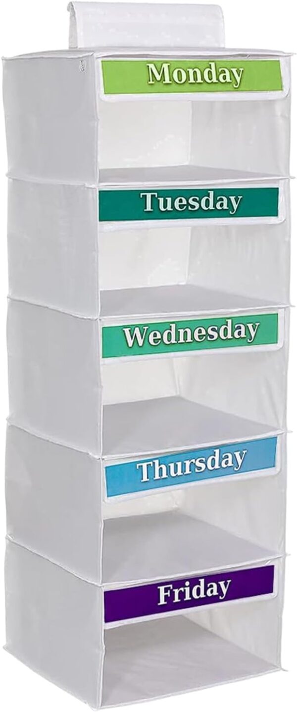 Organizzatore vestiti Youding 5 scaffali bambini design-0