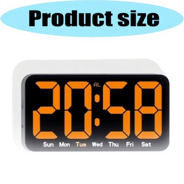 Orologio digitale Zeizafa sveglia temperatura camera da