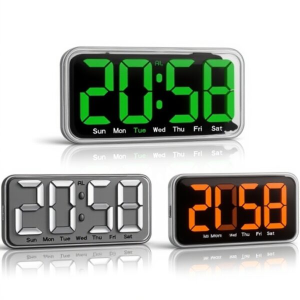 Orologio digitale Zeizafa sveglia temperatura camera da