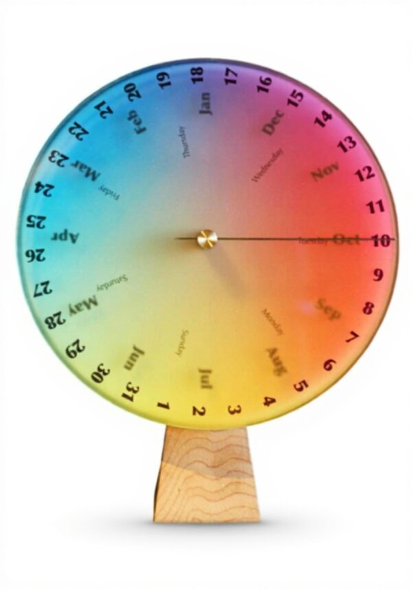 Calendario Perpetuo Legno Creatività Decor Ufficio Casa