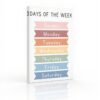 Poster su tela Days of the Week decorazione bambini aule