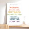 Poster su tela The Days of the Week decorazione casa ufficio
