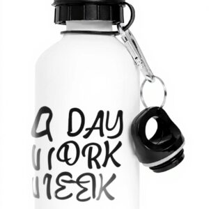 Borracce Vendax Alluminio Bianca 500 ml Tappo Vite