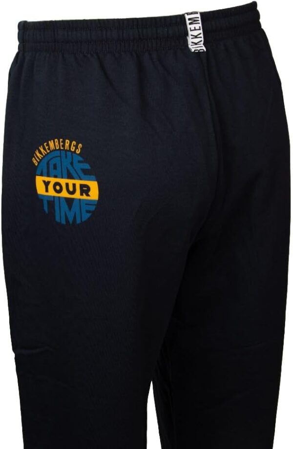 Pantaloni Bikkembergs Uomo Sport Invernali Blu XL-4