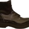 Bikkembergs Scarpe Pelle Lucida Uomo Nero Stile Elegante-4