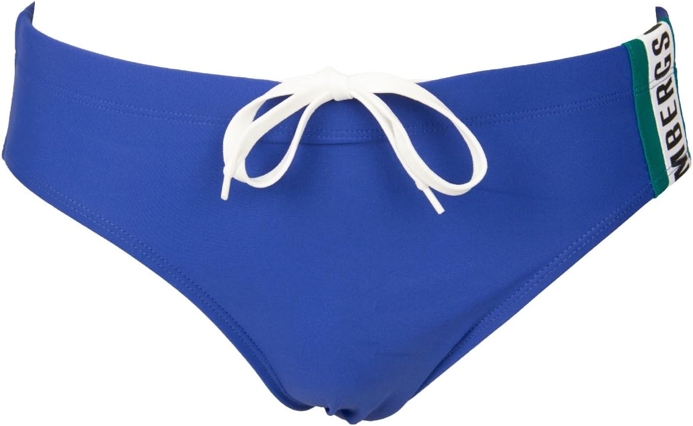 Slip mare BIKKEMBERGS uomo indossato in piscina