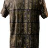 T-shirt uomo Bikkembergs cotone girocollo stampa Nero-3