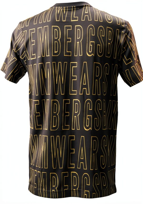T-shirt uomo Bikkembergs cotone girocollo stampa Nero-3