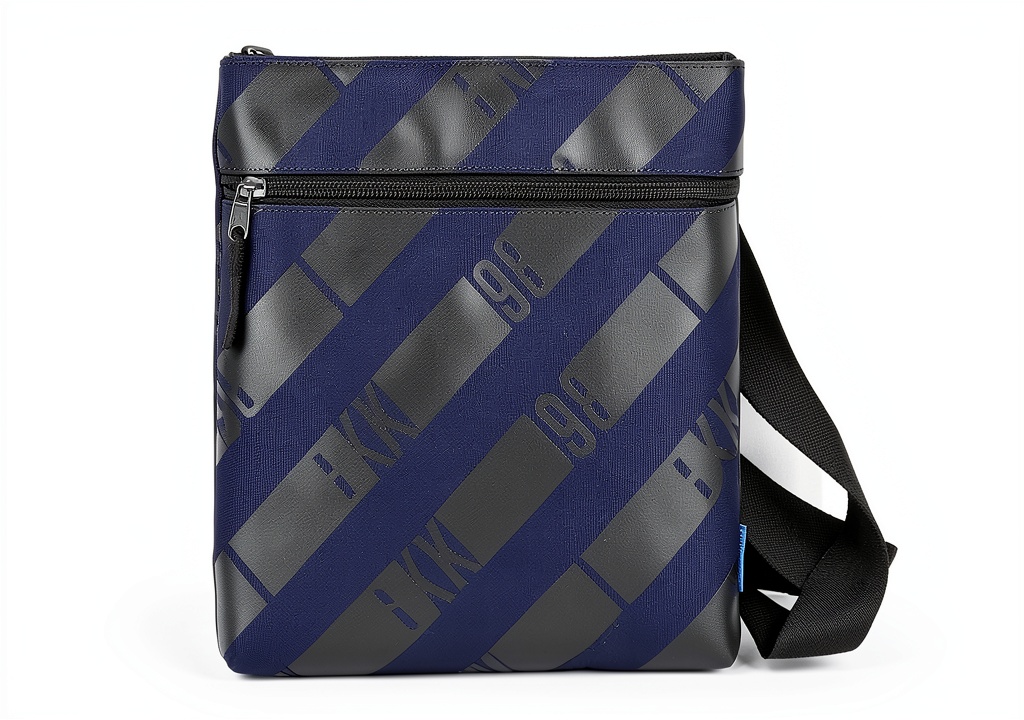 Sneaker Dirk Bikkembergs Tracolla in ecopelle blu su sfondo neutro