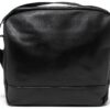 Borsa a spalla Bikkembergs uomo nero ecopelle elegante-3