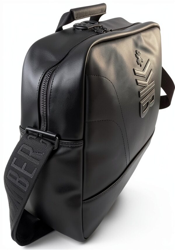 Borsa a mano uomo ecopelle zip pratica elegante unisex-2
