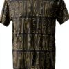 T-shirt uomo Bikkembergs cotone girocollo stampa Nero-0
