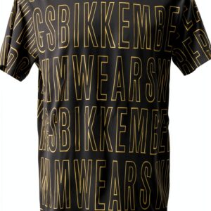 T-shirt uomo Bikkembergs cotone girocollo stampa Nero-0