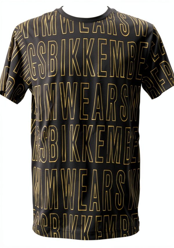 T-shirt uomo Bikkembergs cotone girocollo stampa Nero-0