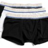 Boxer Bikkembergs Uomo Parigamba Confezione 3 Bianco Nero-0