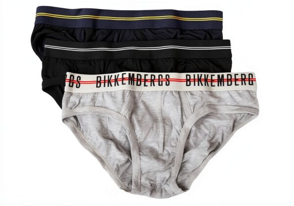 Slip uomo Bikkembergs cotone elasticizzato confezione 3 capi-0