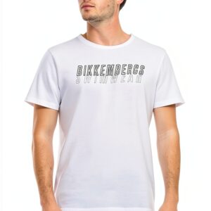 Maglietta Bikkembergs Uomo Cotone Manica Corta Retro-0