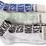 Calzini Bikkembergs uomo set tripack sneakers logo design-0