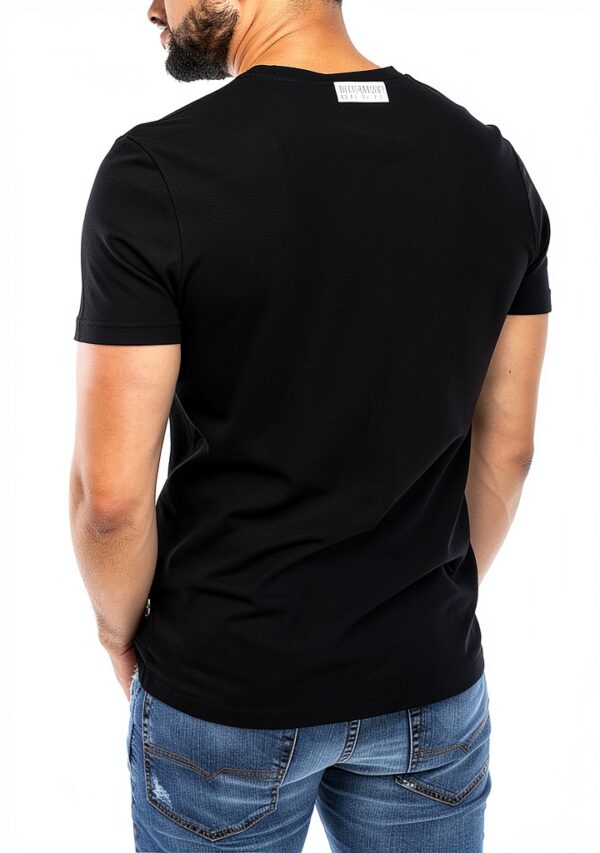 T-shirt BIKKEMBERGS Uomo Nero Cotone Maniche Corte-1