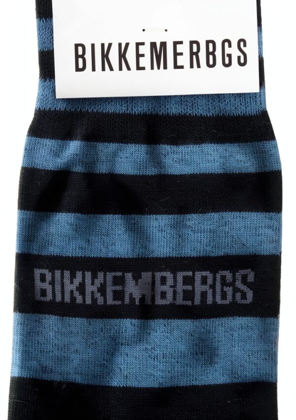Calzini Bikkembergs uomo cotone calza corta blu BCP902C14