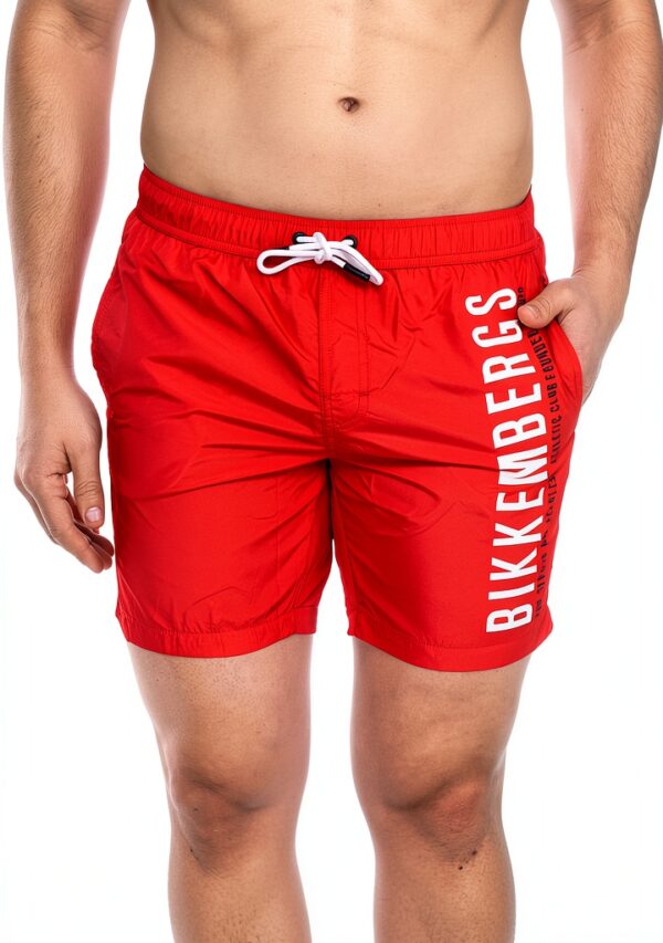 Pantaloncini Bikkembergs Uomo Rosso Mare Piscina XL