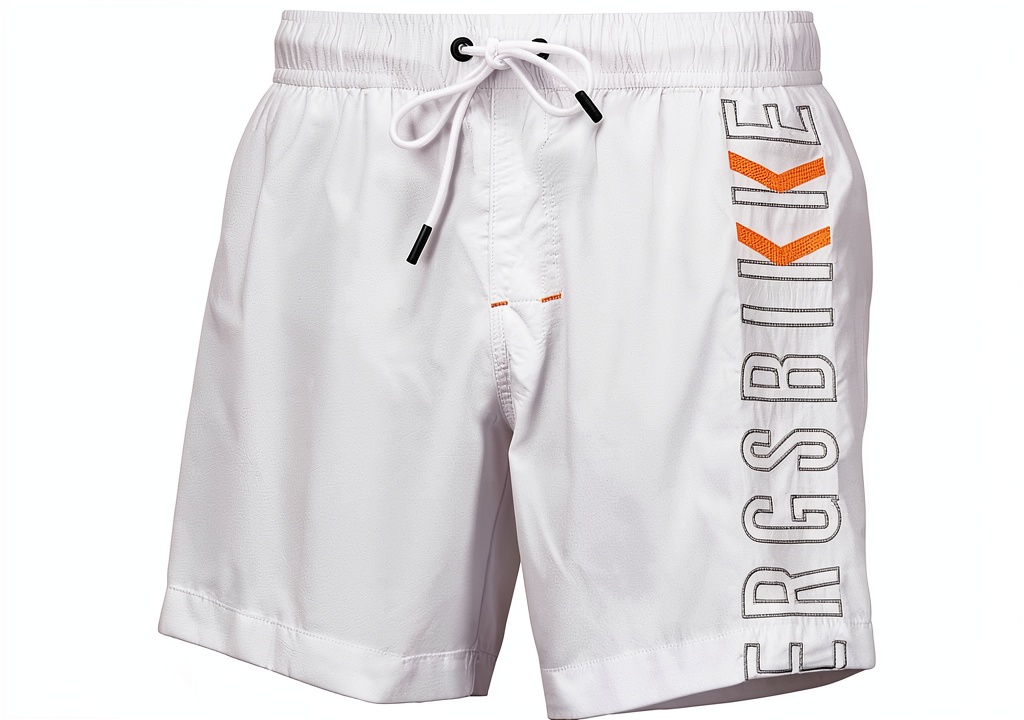 Bikkembergs Boxer Mare Uomo Bianco indossato in spiaggia