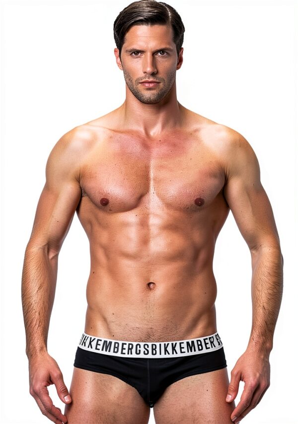 Slip Uomo Bikkembergs Confezione 2 Nero XXL Intimo