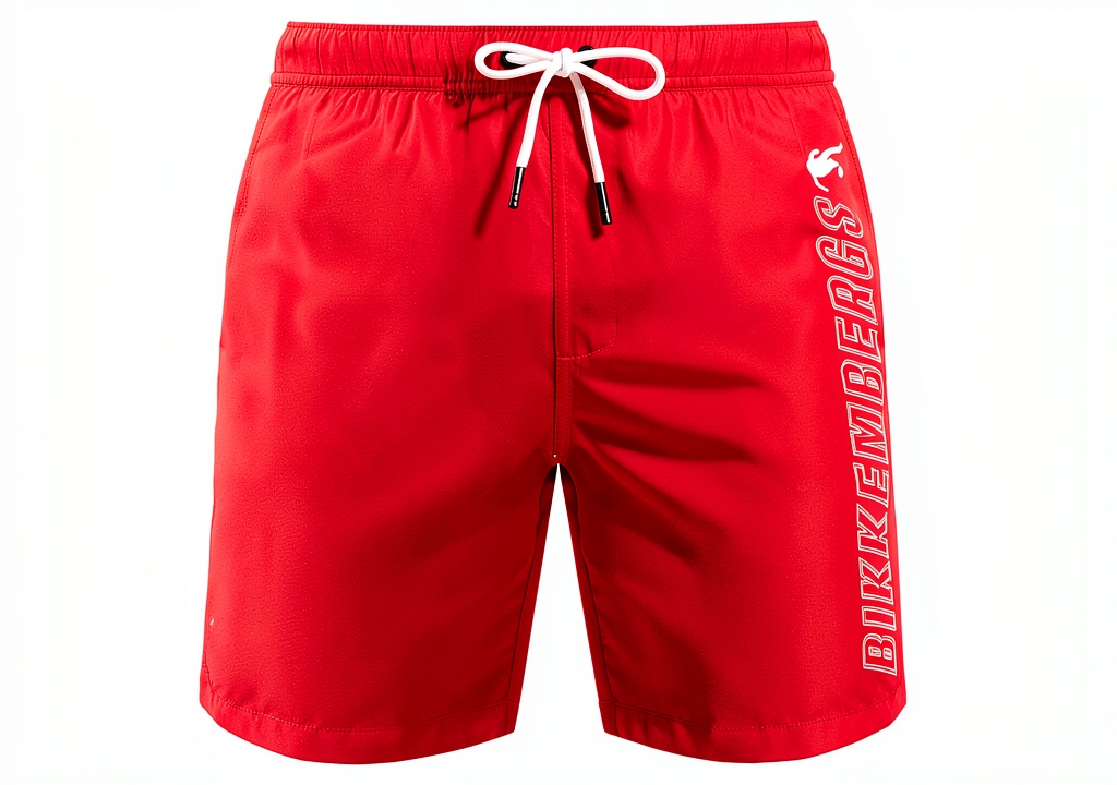 Costumi da bagno Bikkembergs uomo in poliestere rosso