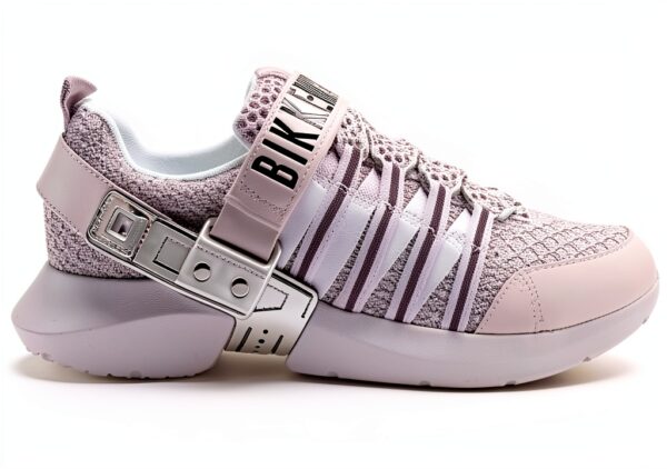 Dirk Bikkembergs Sneakers Uomo Bianco Argento Velcro Sport
