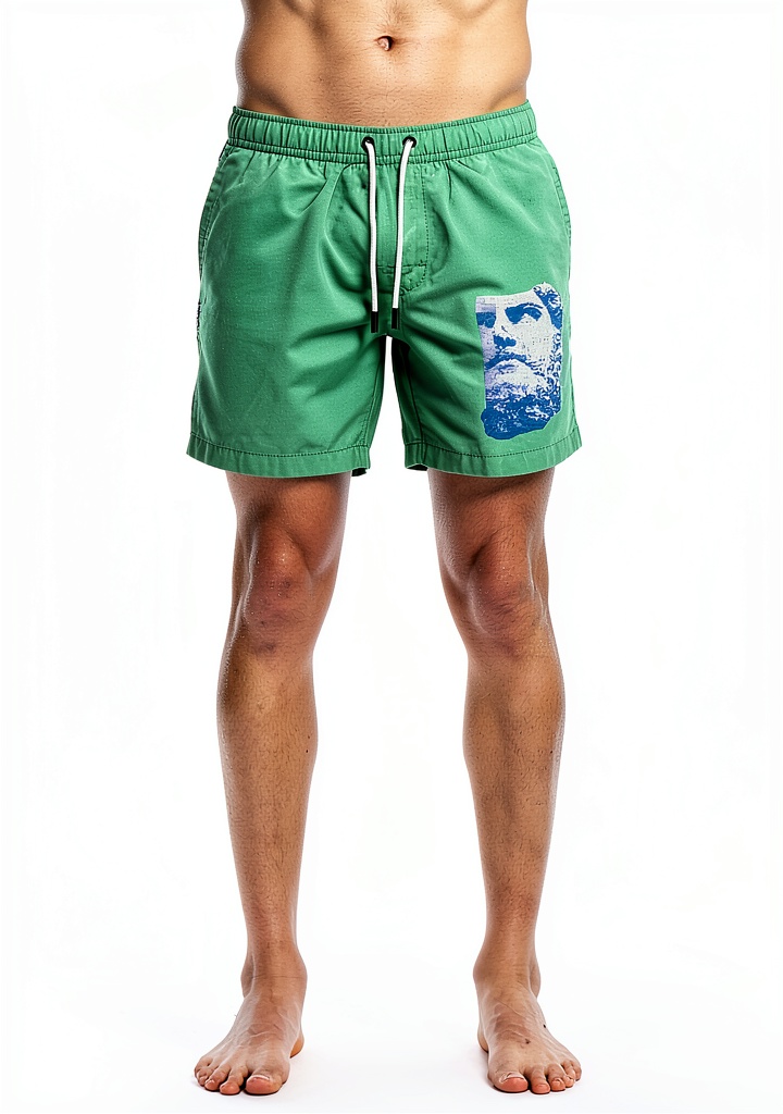 Costumi da bagno Bikkembergs uomo verde L in uso al mare