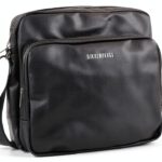 Borsa a spalla Bikkembergs uomo nero ecopelle elegante-0