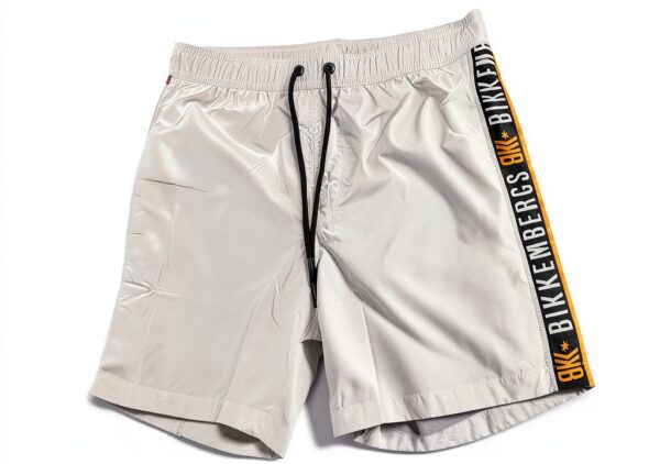 Pantaloni Bikkembergs Uomo Bianchi Tasche Laterali Design-0
