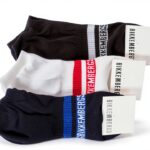 Calzini Bikkembergs Uomo Spugna Sneakers Bianco Blu Nero-0