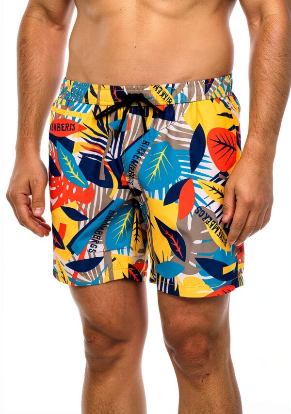 Pantaloncini Bikkembergs Uomo Tessuto Tecnico Multicolor-0