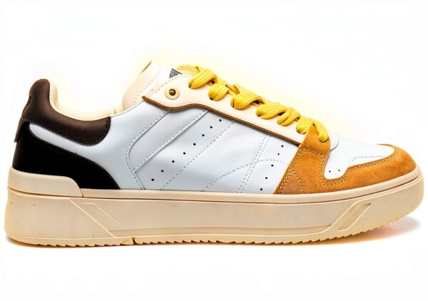 Bikkembergs Sneaker Suede Casual Uomo Ice White 16211CP