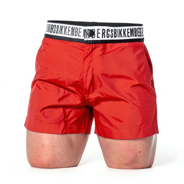 Costume Bikkembergs uomo corto logo tasche laterali-2