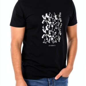 T-shirt BIKKEMBERGS Uomo Nero Cotone Maniche Corte-0