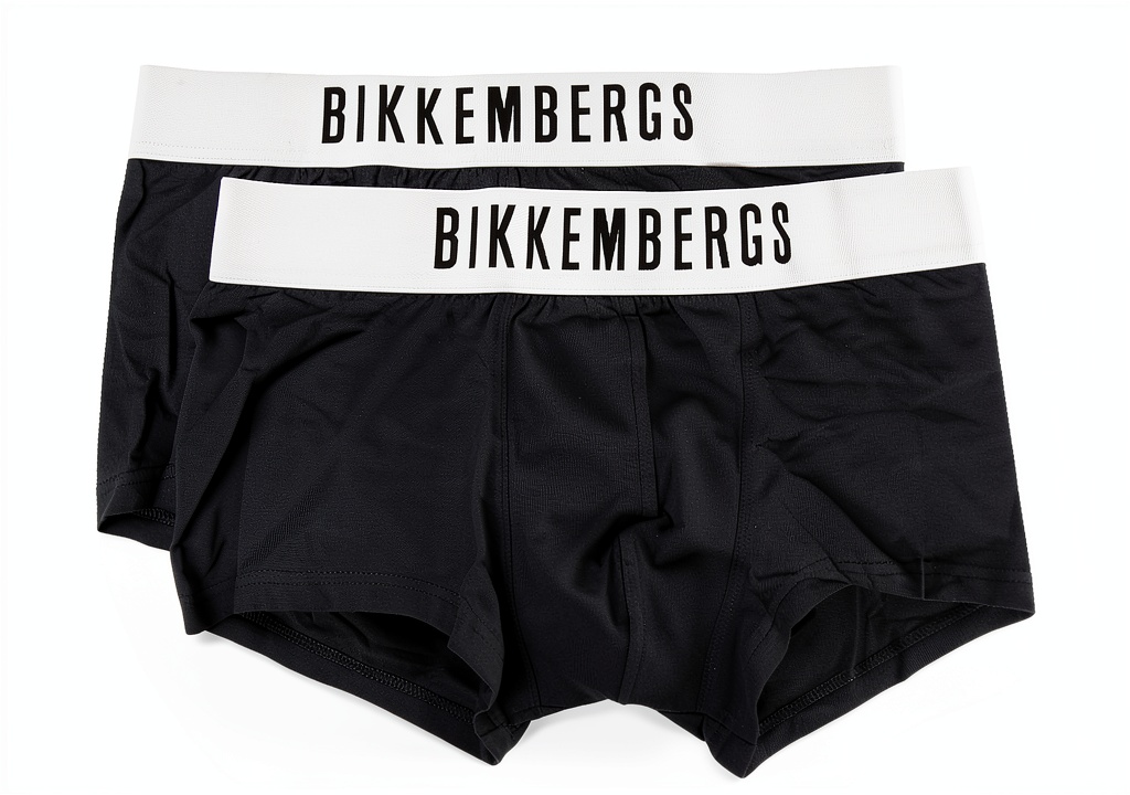 Boxer Bikkembergs in cotone elasticizzato su sfondo neutro