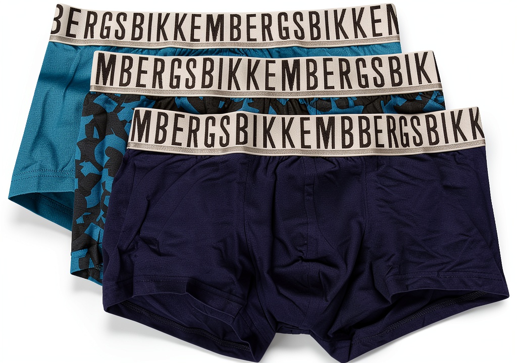 Boxer Bikkembergs uomo in cotone elasticizzato colore Ocean
