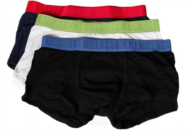 Boxer Bikkembergs Uomo 3 Pezzi Elastico a Vista Colori