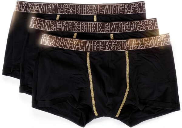 Boxer Bikkembergs Uomo Confezione 3 Parigamba Nero XL