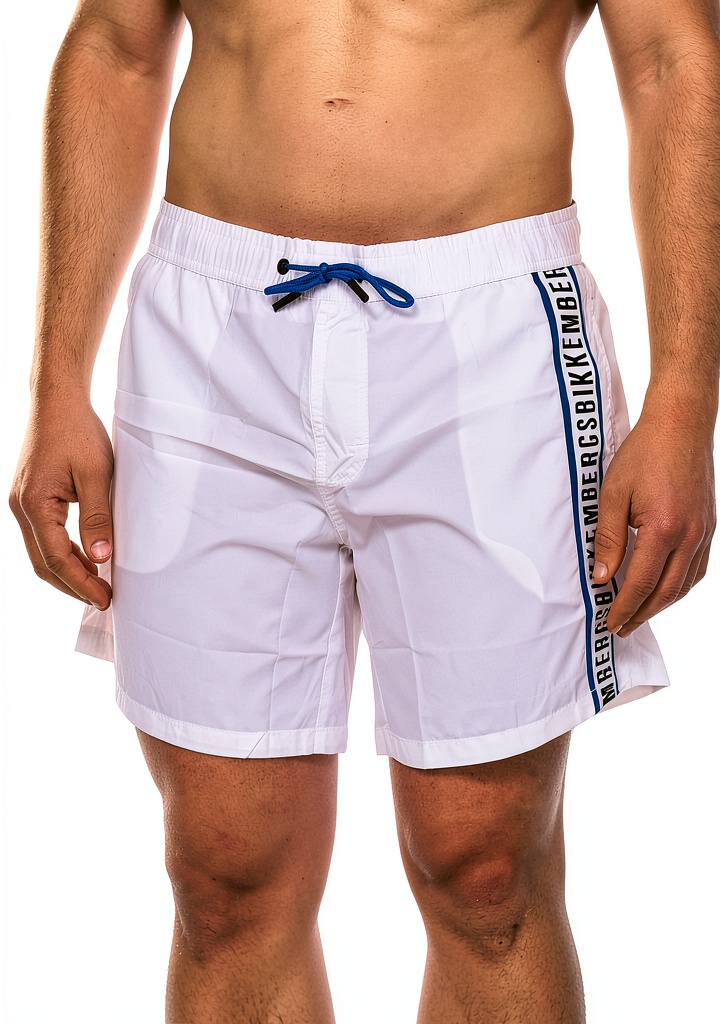 Costume da bagno Bikkembergs Boardshort Tape indossato in spiaggia