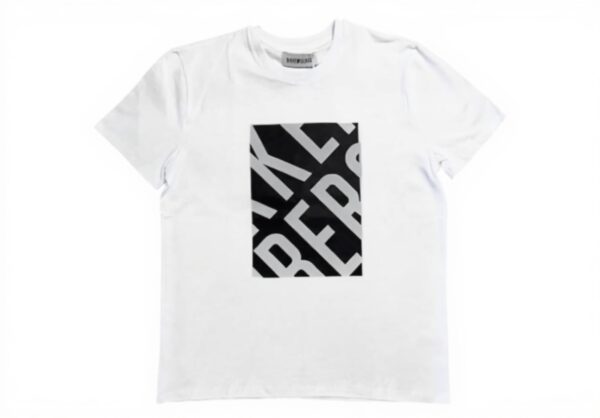 Bikkembergs Magliette Uomo Bianco T-shirt Casual Cotone